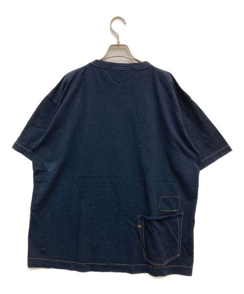 45R（フォーティファイブ・アール）45R (フォーティーファイブアール) 半袖Tシャツ ネイビー サイズ:Freeの古着・服飾アイテム