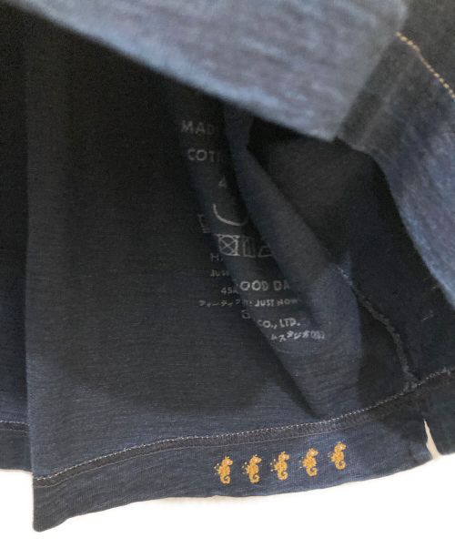 45R（フォーティファイブ・アール）45R (フォーティーファイブアール) 半袖Tシャツ ネイビー サイズ:Freeの古着・服飾アイテム