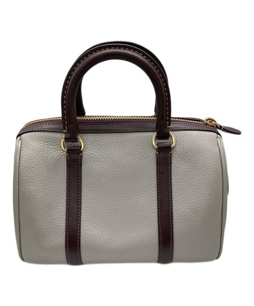 COACH（コーチ）COACH (コーチ) ルビー サッチェル 25 カラーブロック 2WAYバッグ グレー×ブラウンの古着・服飾アイテム