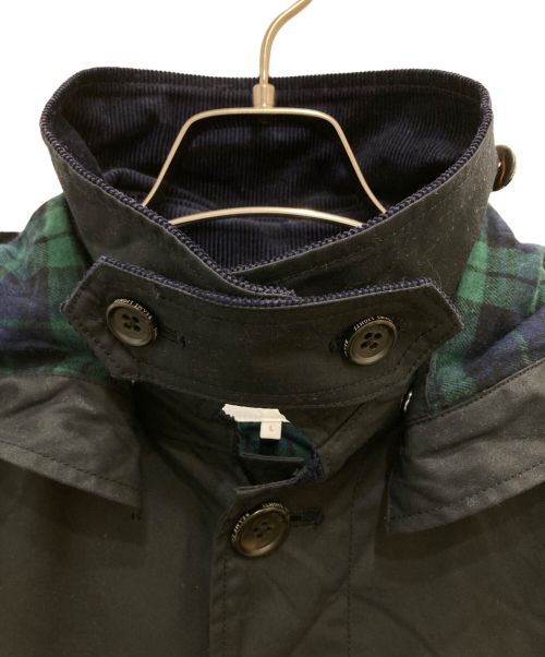 BEAMS Lights（ビームスライト）BEAMS Lights (ビームスライト) ブリティッシュミラレーンステンカラーコート ブラック サイズ:Lの古着・服飾アイテム