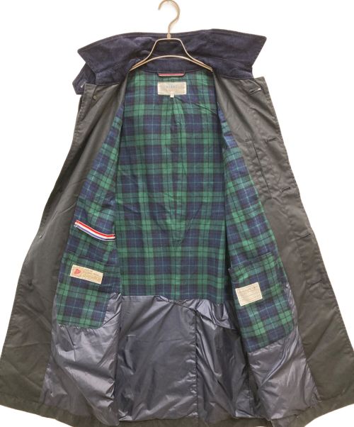 BEAMS Lights（ビームスライト）BEAMS Lights (ビームスライト) ブリティッシュミラレーンステンカラーコート ブラック サイズ:Lの古着・服飾アイテム