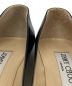 中古・古着 JIMMY CHOO (ジミーチュウ) エナメルヒールパンプス ブラック サイズ:23.5cm：5000円