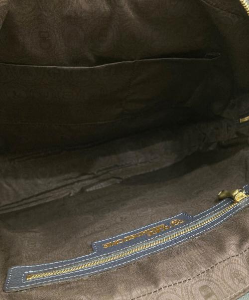 TOFF&LOADSTONE（トフアンドロードストーン）TOFF&LOADSTONE (トフアンドロードストーン) レザーブリーフケース ネイビーの古着・服飾アイテム