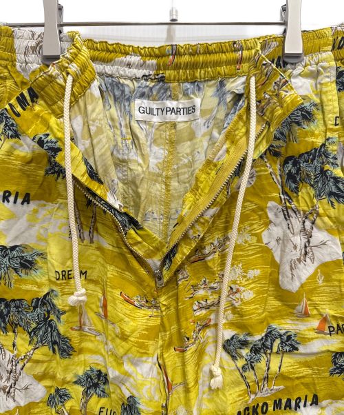 WACKO MARIA（ワコマリア）WACKO MARIA (ワコマリア) MINEDENIM (マインデニム) ハワイアンショーツ イエロー サイズ:Mの古着・服飾アイテム