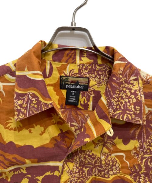 pataloha（パタロハ）pataloha (パタロハ) アロハシャツ オレンジ サイズ:Sの古着・服飾アイテム