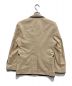 MAISON KITSUNE (メゾンキツネ) 金釦パインピングテーラードジャケット ベージュ サイズ:T46：11000円