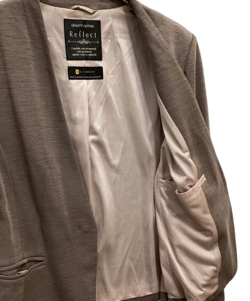 ReFLEcT（リフレクト）ReFLEcT (リフレクト) ノーカラー ボタンレス 匠ジャケット サイズ:Mの古着・服飾アイテム