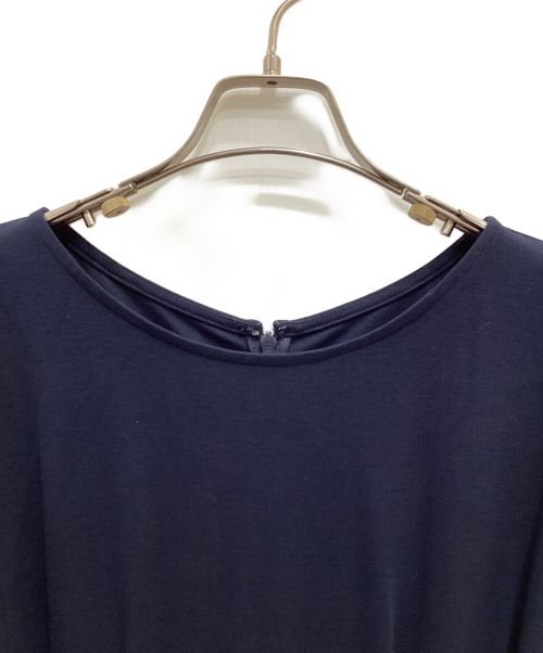 BLUE LABEL CRESTBRIDGE（ブルーレーベルクレストブリッジ）BLUE LABEL CRESTBRIDGE (ブルーレーベルクレストブリッジ) ドッキングワンピース ネイビー×ピンク サイズ:Mの古着・服飾アイテム