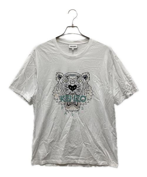 KENZO（ケンゾー）KENZO (ケンゾー) タイガープリントTシャツ ホワイト サイズ:XXLの古着・服飾アイテム
