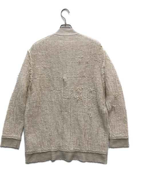Maison Margiela（メゾンマルジェラ）Maison Margiela (メゾンマルジェラ) ニットカーディガン アイボリー サイズ:Sの古着・服飾アイテム