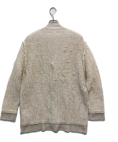 Maison Margiela（メゾンマルジェラ）Maison Margiela (メゾンマルジェラ) ニットカーディガン アイボリー サイズ:Sの古着・服飾アイテム