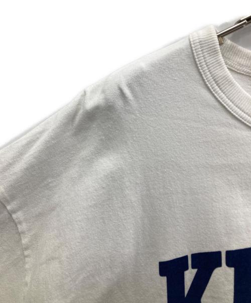 KEBOZ（ケボズ）KEBOZ (ケボズ) ロゴカットソー ホワイト サイズ:XLの古着・服飾アイテム