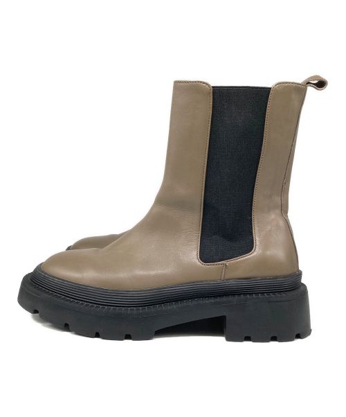 atelier brugge（アトリエ ブルージュ）atelier brugge (アトリエ ブルージュ) タンクソールサイドゴアブーツ ブラウン サイズ:M（23～23.5）の古着・服飾アイテム