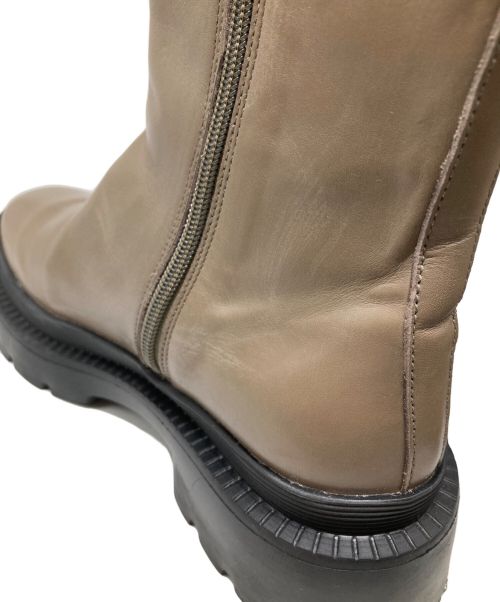 atelier brugge（アトリエ ブルージュ）atelier brugge (アトリエ ブルージュ) タンクソールサイドゴアブーツ ブラウン サイズ:M（23～23.5）の古着・服飾アイテム