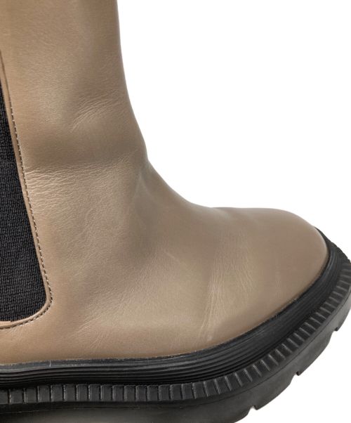 atelier brugge（アトリエ ブルージュ）atelier brugge (アトリエ ブルージュ) タンクソールサイドゴアブーツ ブラウン サイズ:M（23～23.5）の古着・服飾アイテム