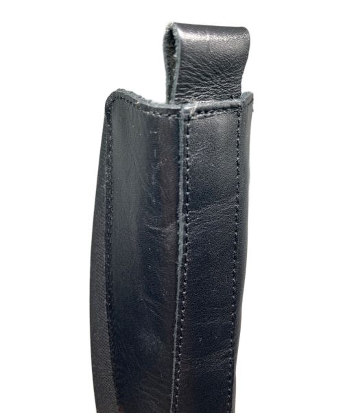 BEAUTY&YOUTH（ビューティーアンドユース）BEAUTY&YOUTH (ビューティーアンドユース) レザー ミドル サイドゴア ブーツ ブラック サイズ:23.5の古着・服飾アイテム