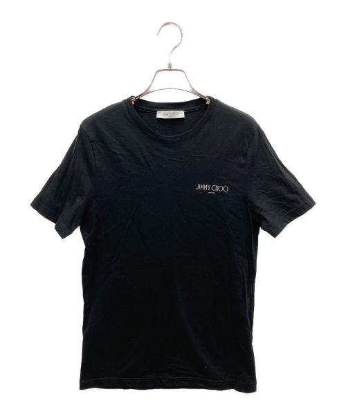 JIMMY CHOO（ジミーチュウ）JIMMY CHOO (ジミーチュウ) ロゴプリントTシャツ ブラック サイズ:Lの古着・服飾アイテム
