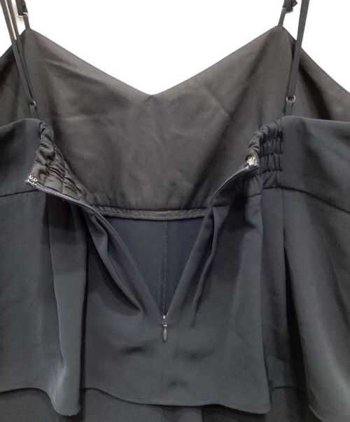 BALLSEY（ボールジィ）BALLSEY (ボールジィ) パフィーツイル ペプラムオールインワン ダークネイビー サイズ:Sの古着・服飾アイテム