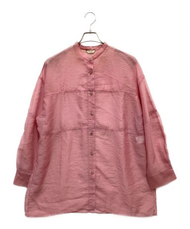 クラネ　SWITCH SHEER SHIRT CLANE - シースルーシャツ - SWITCH SHEER SHIRT - YELLOW | ADDICT