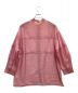 CLANE (クラネ) SWITCH SHEER SHIRT/スウィッチシアーシャツ ピンク サイズ:2：4000円