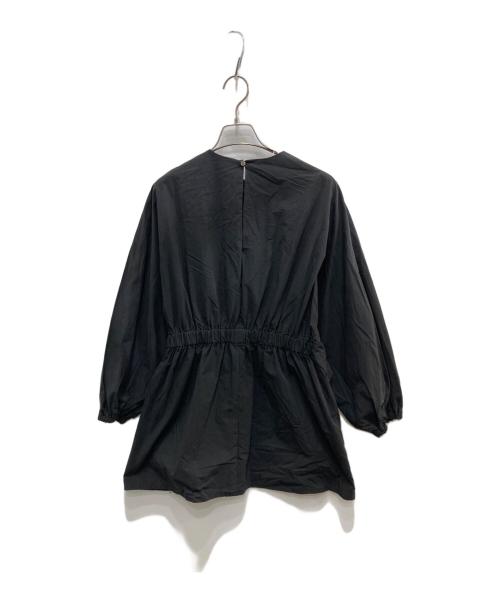 AEWEN MATOPH（イウエン マトフ）AEWEN MATOPH (イウエン マトフ) ギャザースリーブブラウス ブラック サイズ:Freeの古着・服飾アイテム