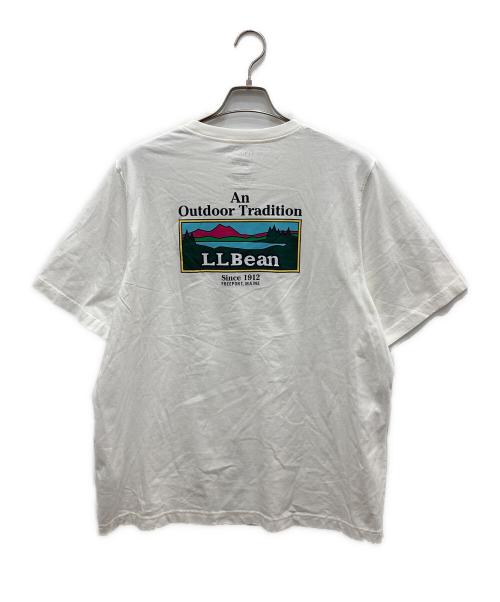 L.L.Bean（エルエルビーン）L.L.Bean (エルエルビーン) バックプリントロゴTシャツ ホワイト サイズ:XXL 未使用品の古着・服飾アイテム
