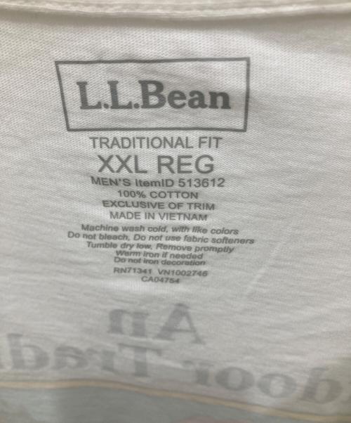 L.L.Bean（エルエルビーン）L.L.Bean (エルエルビーン) バックプリントロゴTシャツ ホワイト サイズ:XXL 未使用品の古着・服飾アイテム