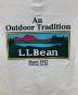 中古・古着 L.L.Bean (エルエルビーン) バックプリントロゴTシャツ ホワイト サイズ:XXL 未使用品：4000円