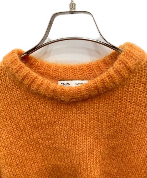 CMMN SWDN（コモンスウェーデン）CMMN SWDN (コモンスウェーデン) モヘアニット オレンジ サイズ:ＸＳの古着・服飾アイテム