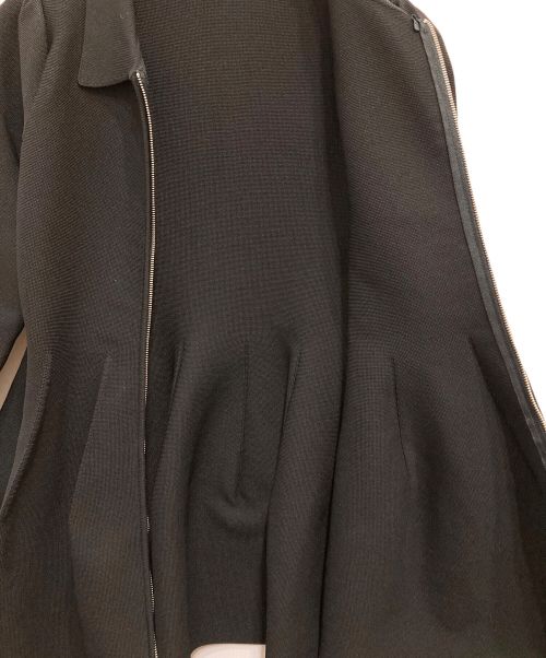 ELLIE（エリー）ELLIE (エリー) ペプラムニットカーディガン ブラック サイズ:Freeの古着・服飾アイテム