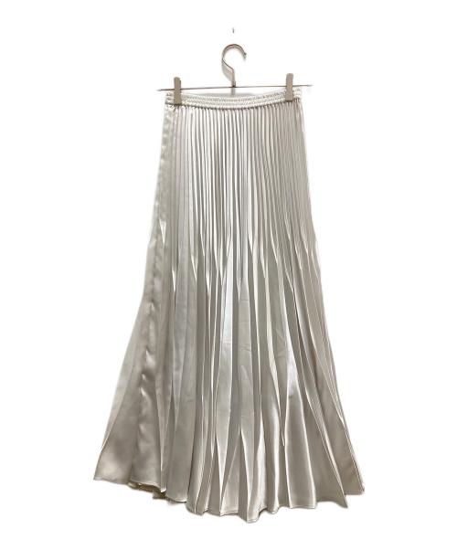 ELLIE（エリー）ELLIE (エリー) プリーツスカート ホワイト サイズ:Freeの古着・服飾アイテム