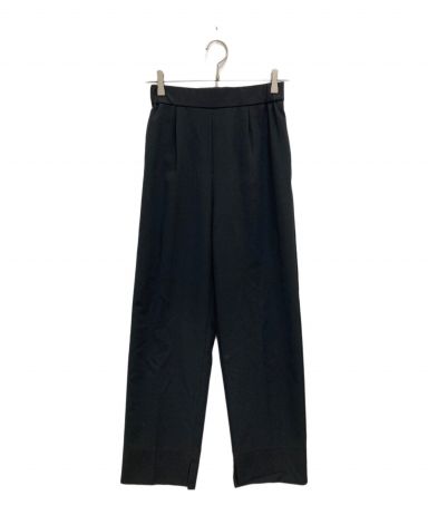 中古・古着通販】yori (ヨリ) ハンサムスラックスパンツ ブラック