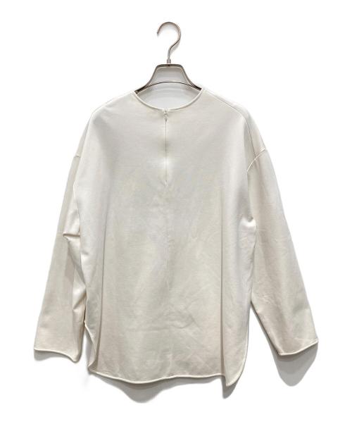 YORI（ヨリ）YORI (ヨリ) ぬくぬくteeブラウス ホワイト サイズ:Freeの古着・服飾アイテム