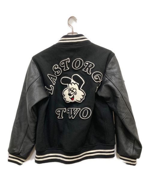 UNDERCOVER（アンダーカバー）UNDERCOVER (アンダーカバー) HUMAN MADE (ヒューマンメイド) VERDY LAST ORGY2 VARSITY JACKET/ヴェルディラストオージイ2ヴァ―シティジャケット ブラック サイズ:XLの古着・服飾アイテム