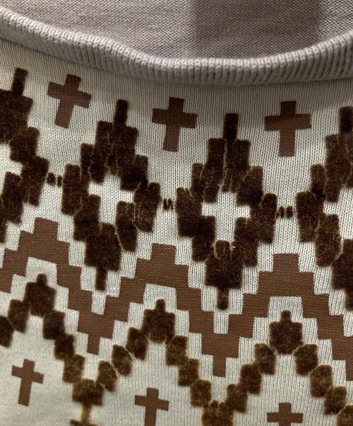 NUMBER (N)INE（ナンバーナイン）NUMBER (N)INE (ナンバーナイン) ノルディックTシャツ ベージュ サイズ:4の古着・服飾アイテム