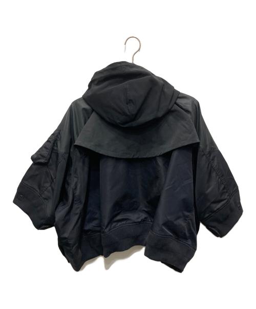 NIKE（ナイキ）NIKE (ナイキ) sacai (サカイ) Full zip HD jacket/フルジップHDジャケット ブラック サイズ:XLの古着・服飾アイテム