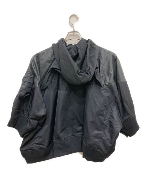 NIKE（ナイキ）NIKE (ナイキ) sacai (サカイ) Full zip HD jacket/フルジップHDジャケット ブラック サイズ:XLの古着・服飾アイテム