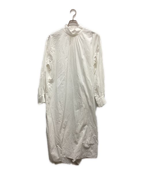 journal standard luxe（ジャーナルスタンダード ラックス）JOURNAL STANDARD LUXE (ジャーナルスタンダード リュクス) ブラウスワンピース ホワイト サイズ:Freeの古着・服飾アイテム