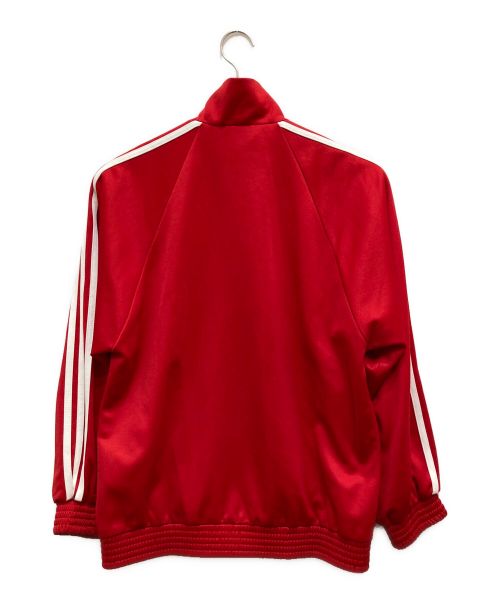 adidas Originals（アディダスオリジナル）adidas originals (アディダスオリジナル) GUCCI (グッチ) Cotton Jersey Zip Jacket/コットンジャージージップジャケット レッド サイズ:Sの古着・服飾アイテム