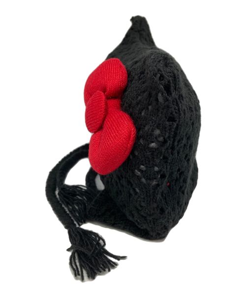 merry jenny（メリージェニー）merry jenny (メリージェニー) HELLO KITTY (ハローキティ) りぼんボンネット帽 サイズ:Fの古着・服飾アイテム