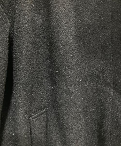 CHAROL（シャロル）CHAROL (シャロル) ステンカラーボリュームロングコート ブラック サイズ:Mの古着・服飾アイテム