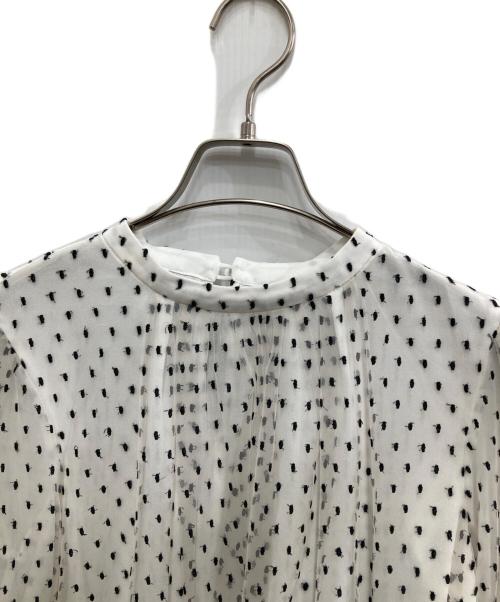 Apuweiser-riche（アプワイザーリッシェ）Apuweiser-riche (アプワイザーリッシェ) チュールブラウス ホワイト サイズ:1の古着・服飾アイテム