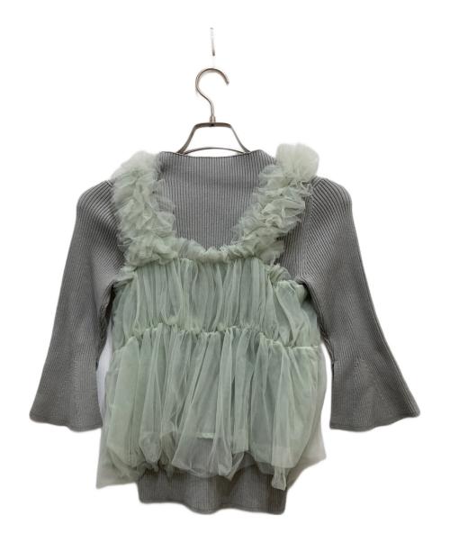 Rirandture（リランドチュール）Rirandture (リランドチュール) ふわふわキャミソール＆ニットセット グリーン サイズ:Mの古着・服飾アイテム