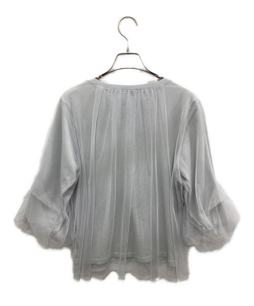 Apuweiser-riche（アプワイザーリッシェ）Apuweiser-riche (アプワイザーリッシェ) チュールドッキングプルオーバー グレー サイズ:2の古着・服飾アイテム