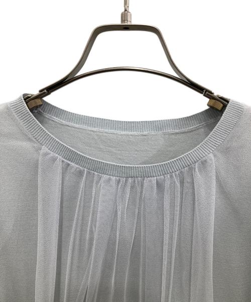 Apuweiser-riche（アプワイザーリッシェ）Apuweiser-riche (アプワイザーリッシェ) チュールドッキングプルオーバー グレー サイズ:2の古着・服飾アイテム