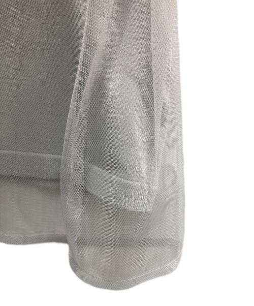 Apuweiser-riche（アプワイザーリッシェ）Apuweiser-riche (アプワイザーリッシェ) チュールドッキングプルオーバー グレー サイズ:2の古着・服飾アイテム