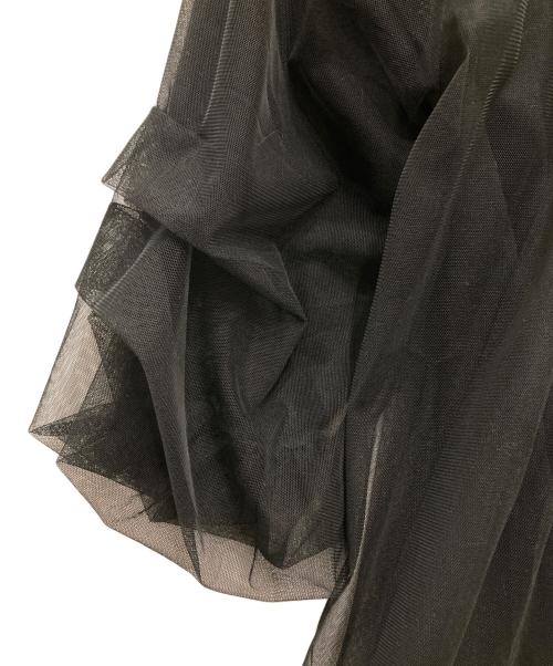 Apuweiser-riche（アプワイザーリッシェ）Apuweiser-riche (アプワイザーリッシェ) チュールドッキングプルオーバー ブラック サイズ:Mの古着・服飾アイテム