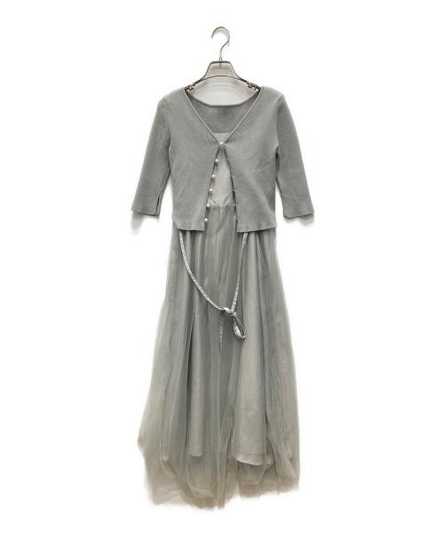 Rirandture（リランドチュール）Rirandture (リランドチュール) ニットセットキャミソールワンピース グレー サイズ:2の古着・服飾アイテム