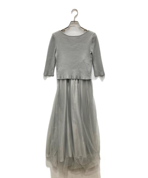 Rirandture（リランドチュール）Rirandture (リランドチュール) ニットセットキャミソールワンピース グレー サイズ:2の古着・服飾アイテム