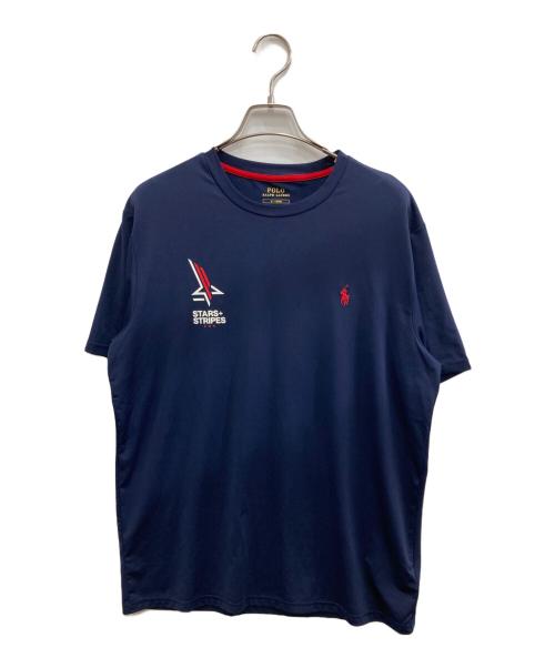 POLO RALPH LAUREN（ポロ・ラルフローレン）POLO RALPH LAUREN (ポロ・ラルフローレン) ドライTシャツ ネイビー サイズ:Ｍの古着・服飾アイテム